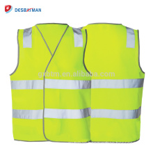 Factory High Visibility Safety Vest Reflective Work Safety Vests for Dustman/Police/Airport/Roadway